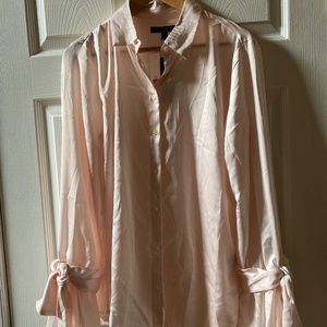 Soft pink Banana Republic Blouse Size L